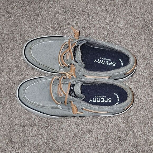 Sperry Top-Sider Womens Pier Loop Gray Womens Boat Shoes Memory Foam Size 5 - Picture 11 of 12